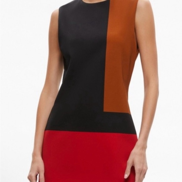 NWT Alice & Olivia Geometric Shift Dress - Picture 2 of 6